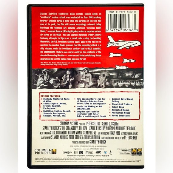 Dr. Strangelove DVD Special Edition – Stanley Kubrick, Peter Sellers Classic - Picture 2 of 3
